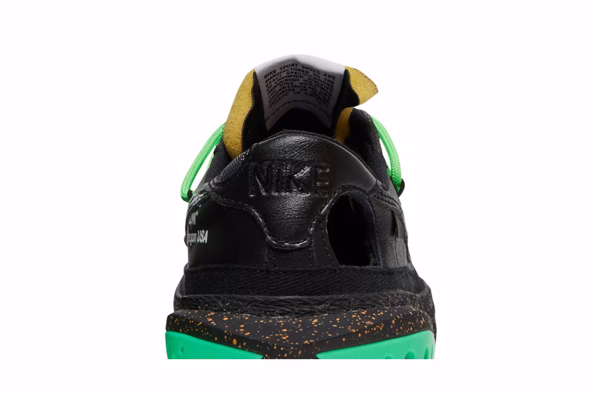 Off-White x Nike Blazer Low Black, view 8