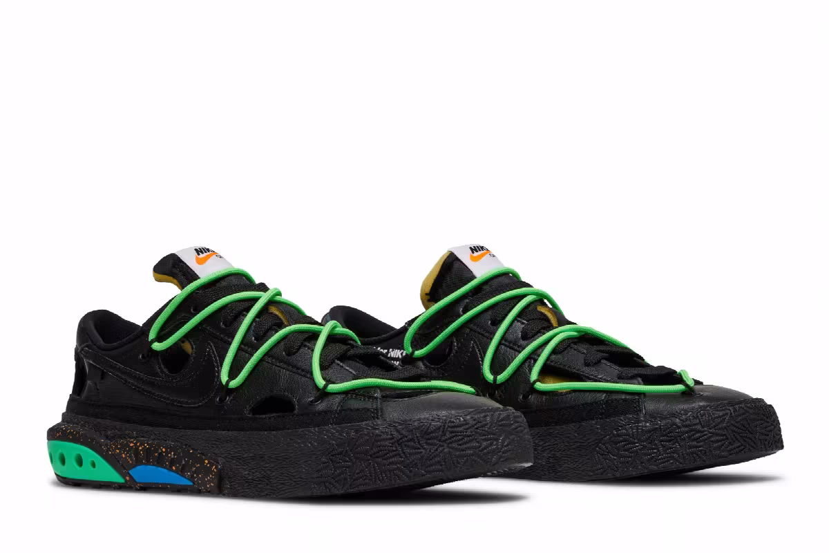 Off-White x Nike Blazer Low Black, view 9