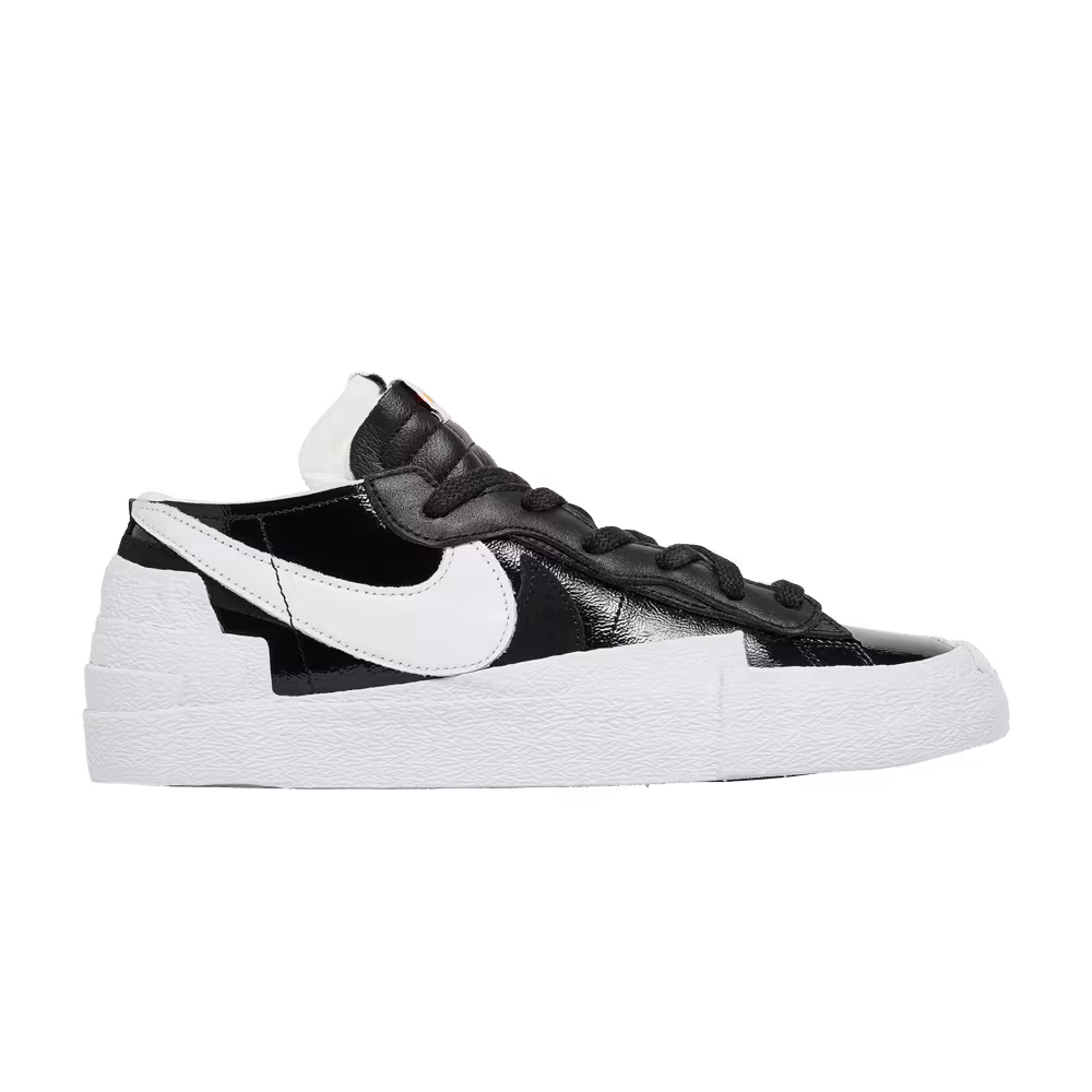 sacai x Nike Blazer Low Black Patent