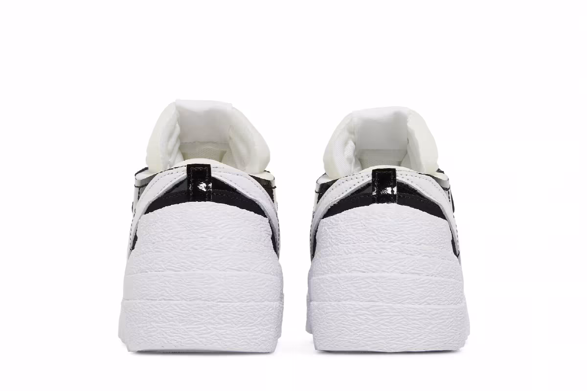 sacai x Nike Blazer Low Black Patent, view 7