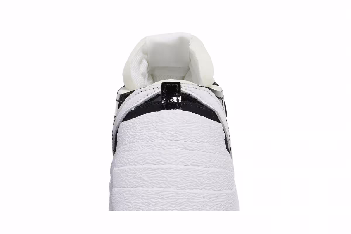 sacai x Nike Blazer Low Black Patent, view 8