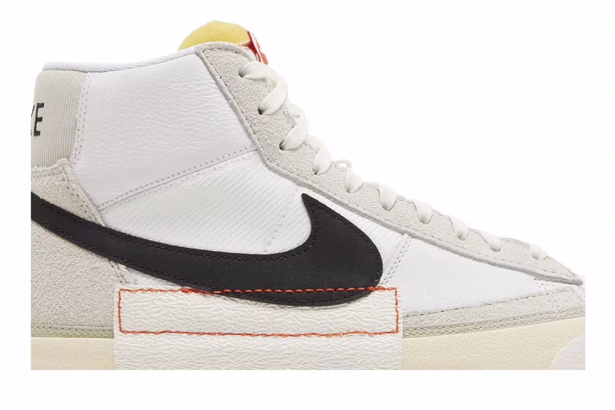 Nike Blazer Mid Remastered - Light Bone Black, view 3
