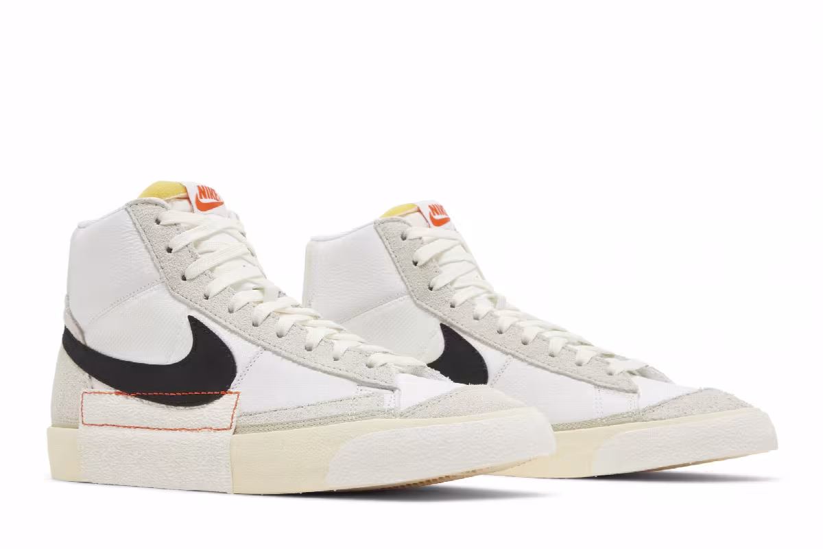 Nike Blazer Mid Remastered - Light Bone Black, view 9