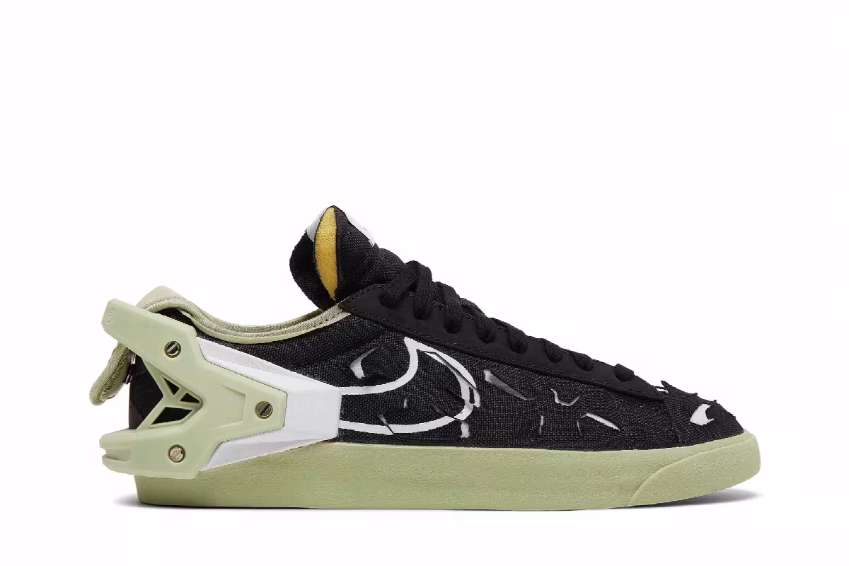 Acronym x Nike Blazer Low Black Olive Aura, view 2