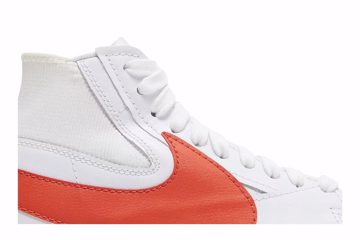 Nike Blazer Mid White Total Orange, view 3