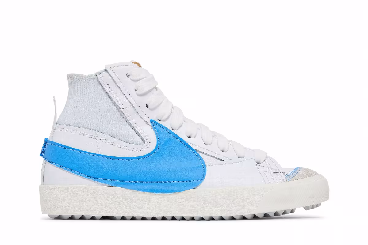 Nike Blazer Mid White University Blue, view 2