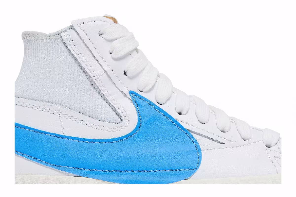 Nike Blazer Mid White University Blue, view 3