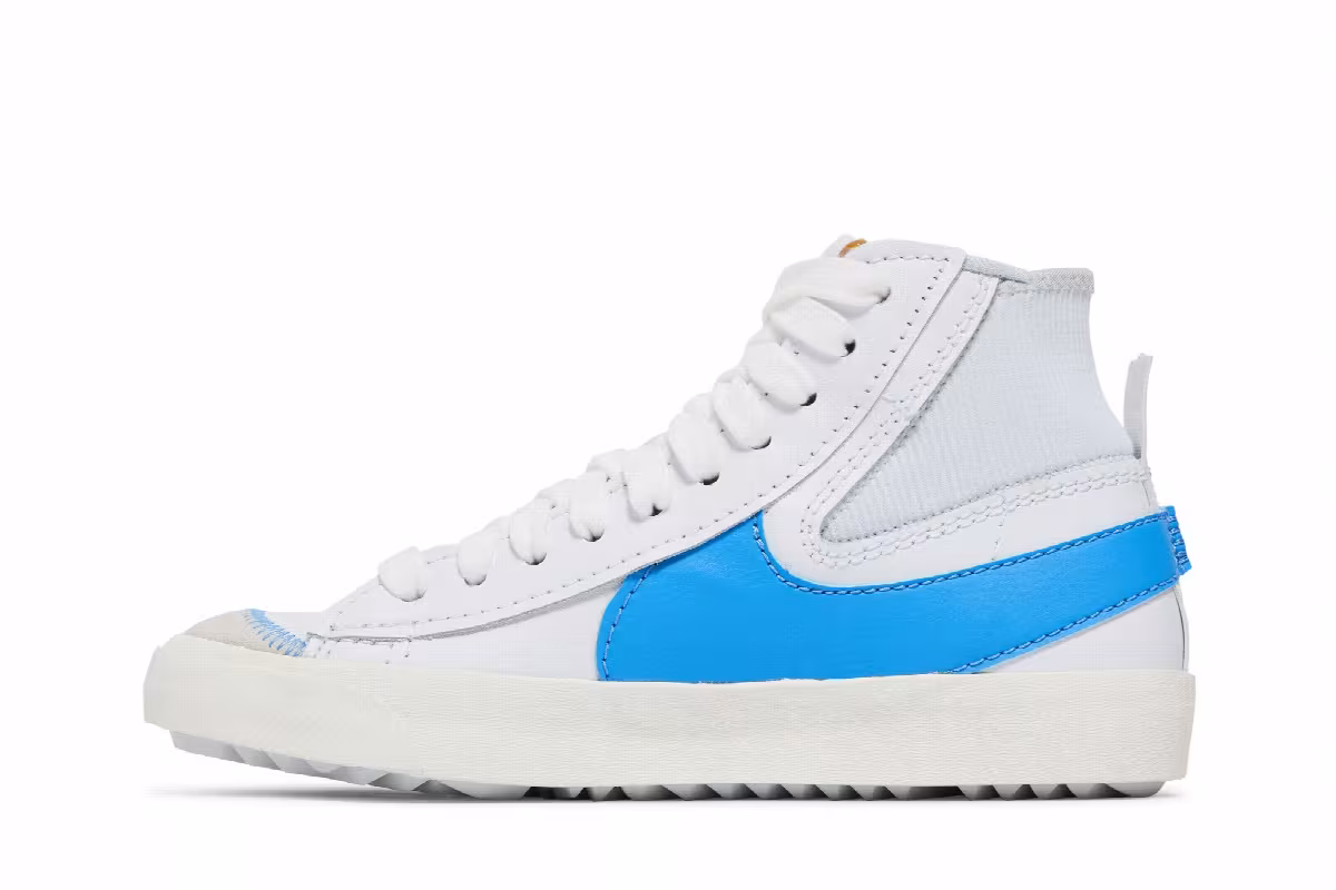 Nike Blazer Mid White University Blue, view 4