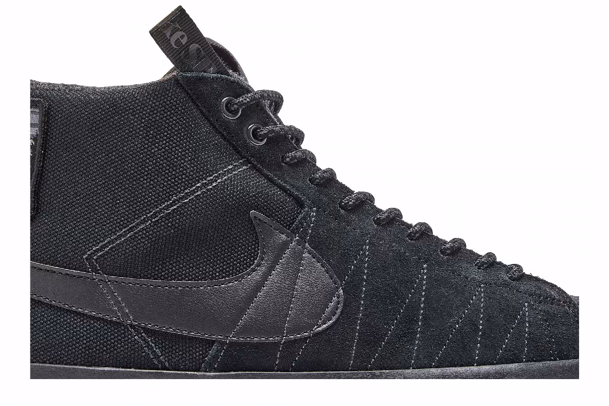 Nike Blazer Mid Premium SB Acclimate Pack - Triple Black, view 3