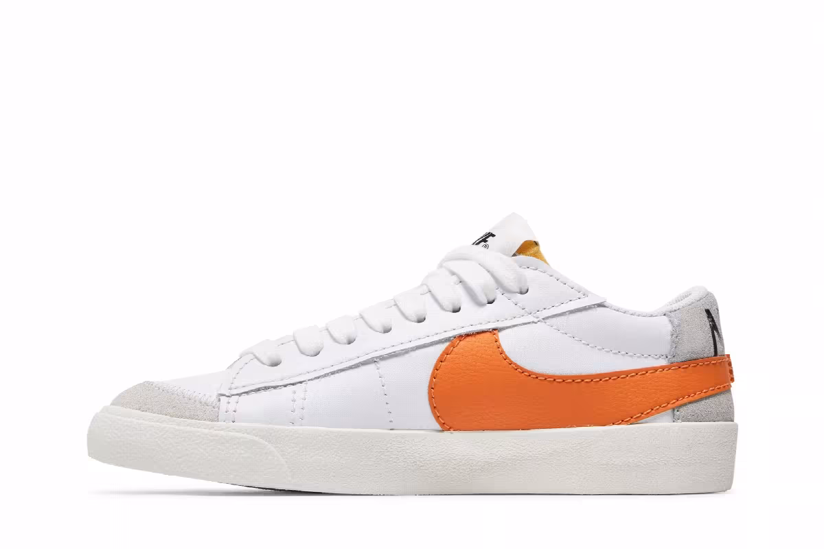 Nike Blazer Low White Alpha Orange, view 4