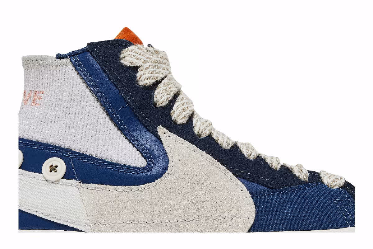 Nike Blazer Mid Voodoo - Grey Fog Phantom, view 3