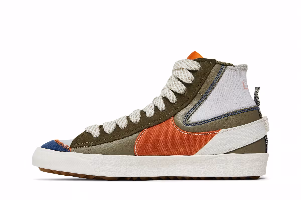 Nike Blazer Mid Voodoo - Grey Fog Phantom, view 4