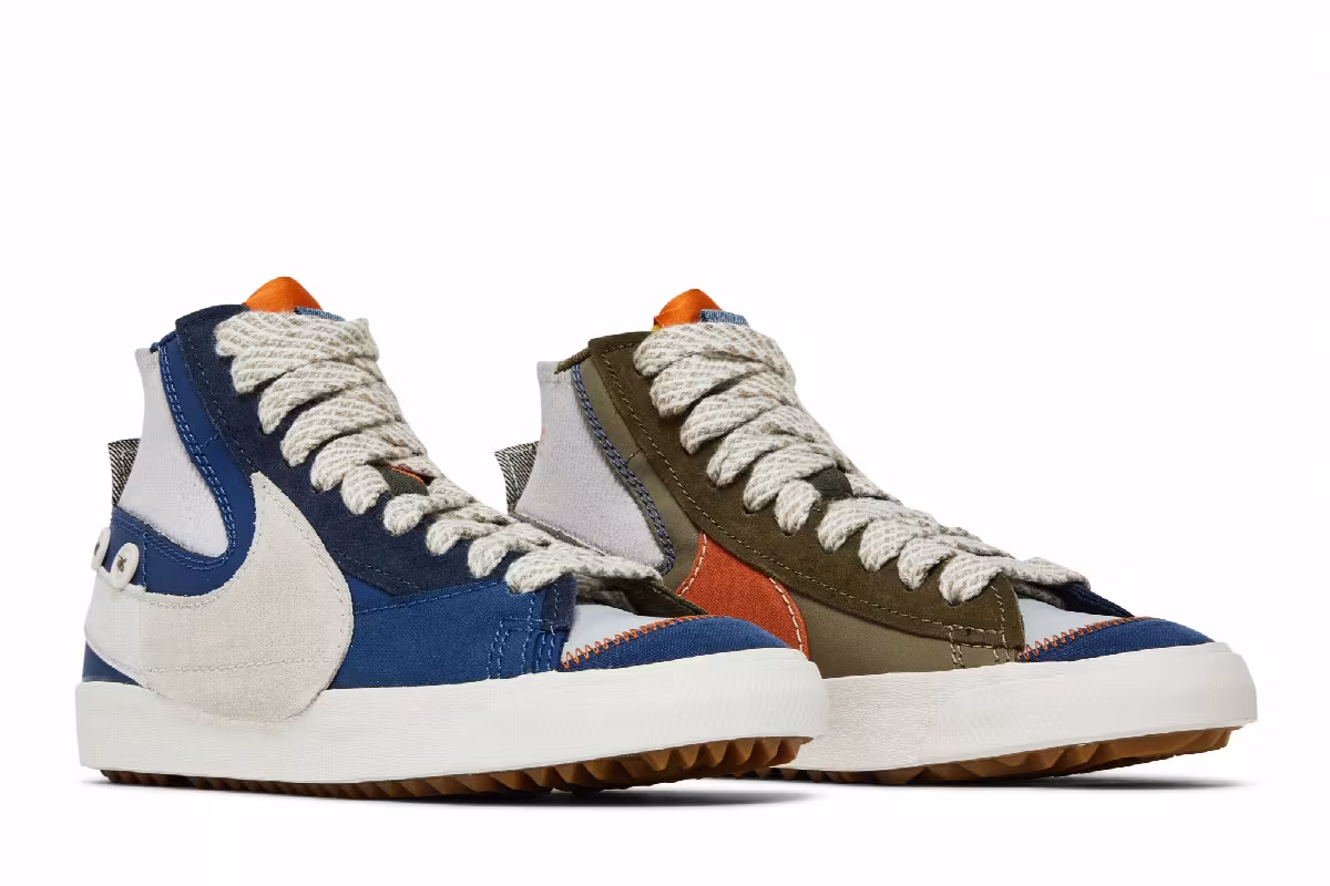 Nike Blazer Mid Voodoo - Grey Fog Phantom, view 9