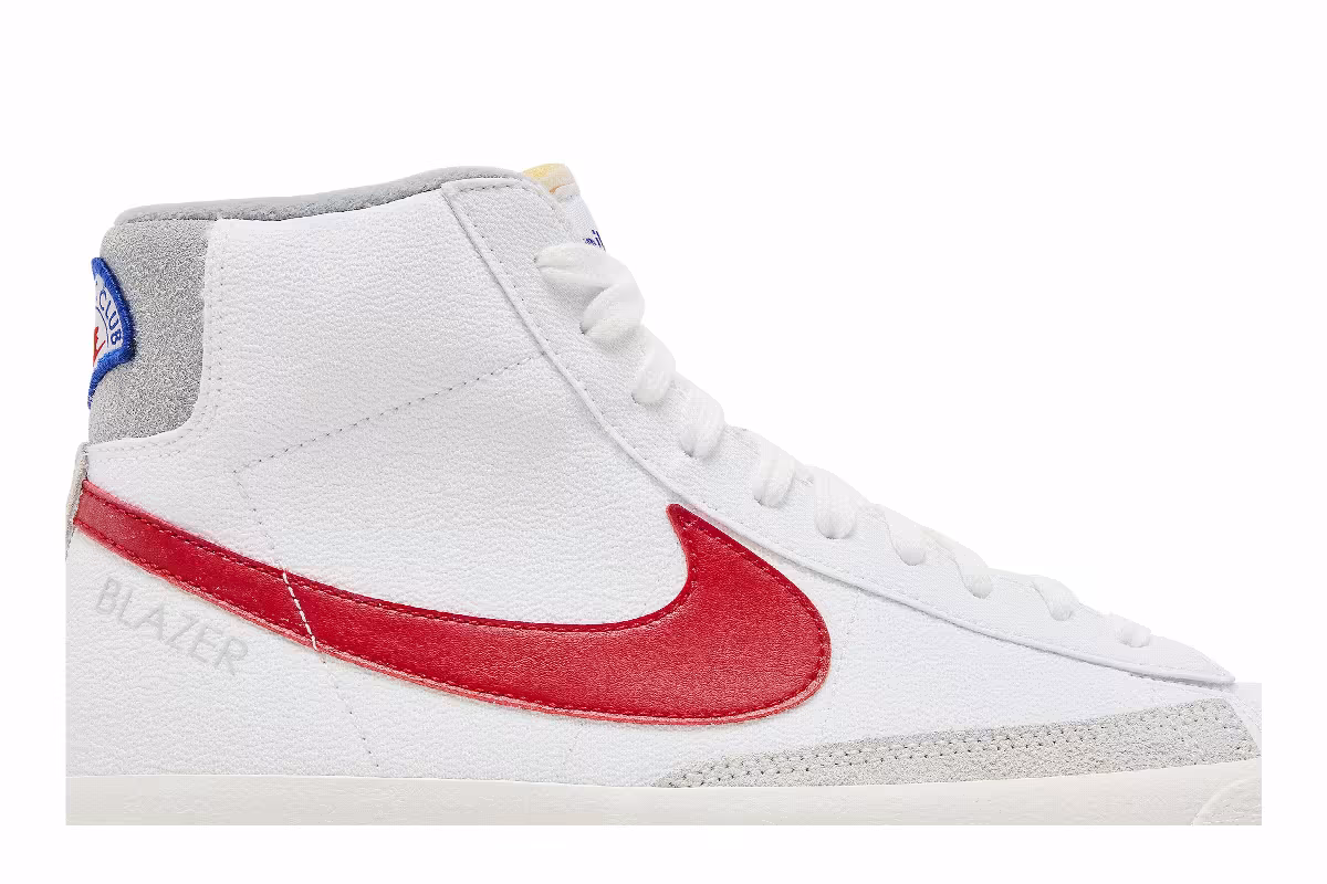Nike Blazer Mid White Phantom Gym Red, view 3