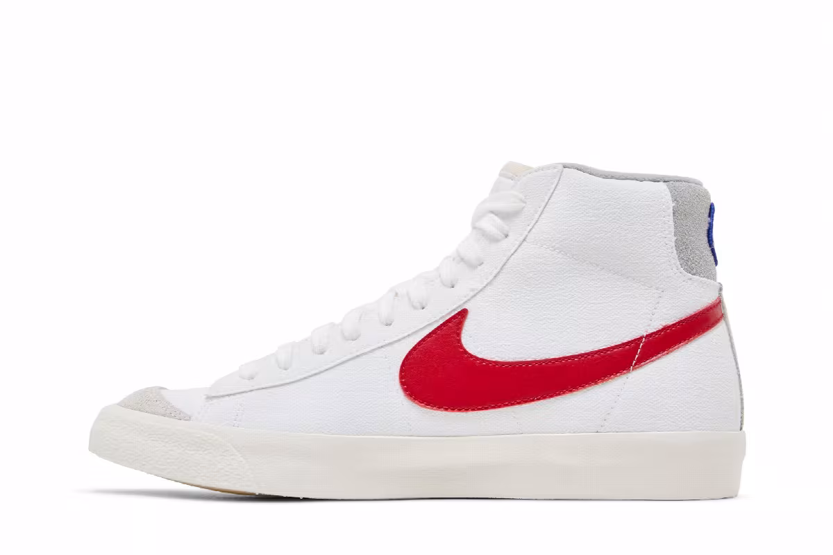 Nike Blazer Mid White Phantom Gym Red, view 4