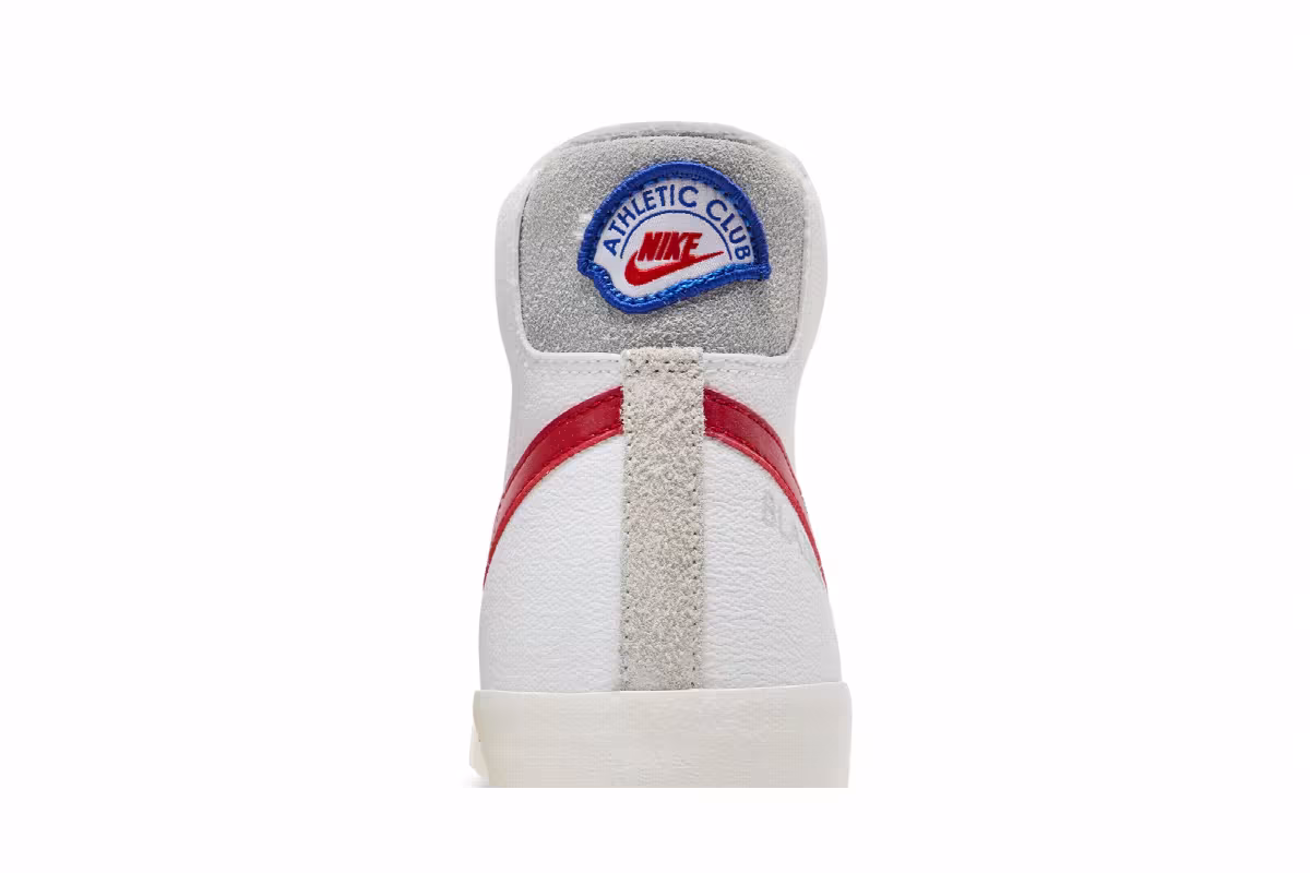 Nike Blazer Mid White Phantom Gym Red, view 8