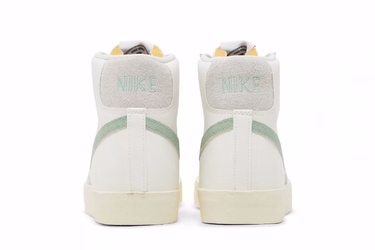 Nike Blazer Mid Certified Fresh - Sail Enamel Green, view 7