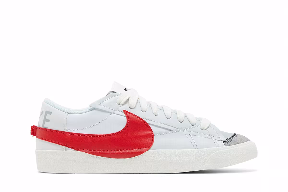 Nike Blazer Low White University Red, view 2