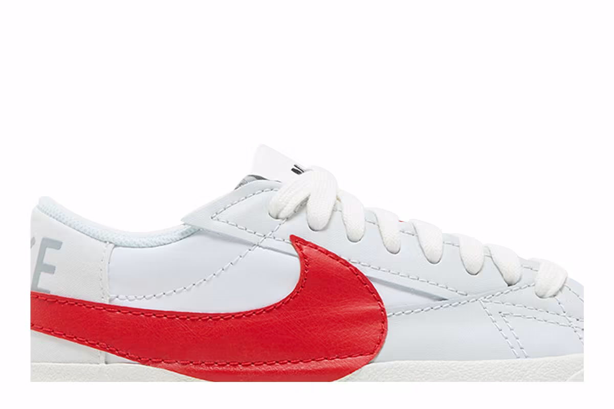 Nike Blazer Low White University Red, view 3