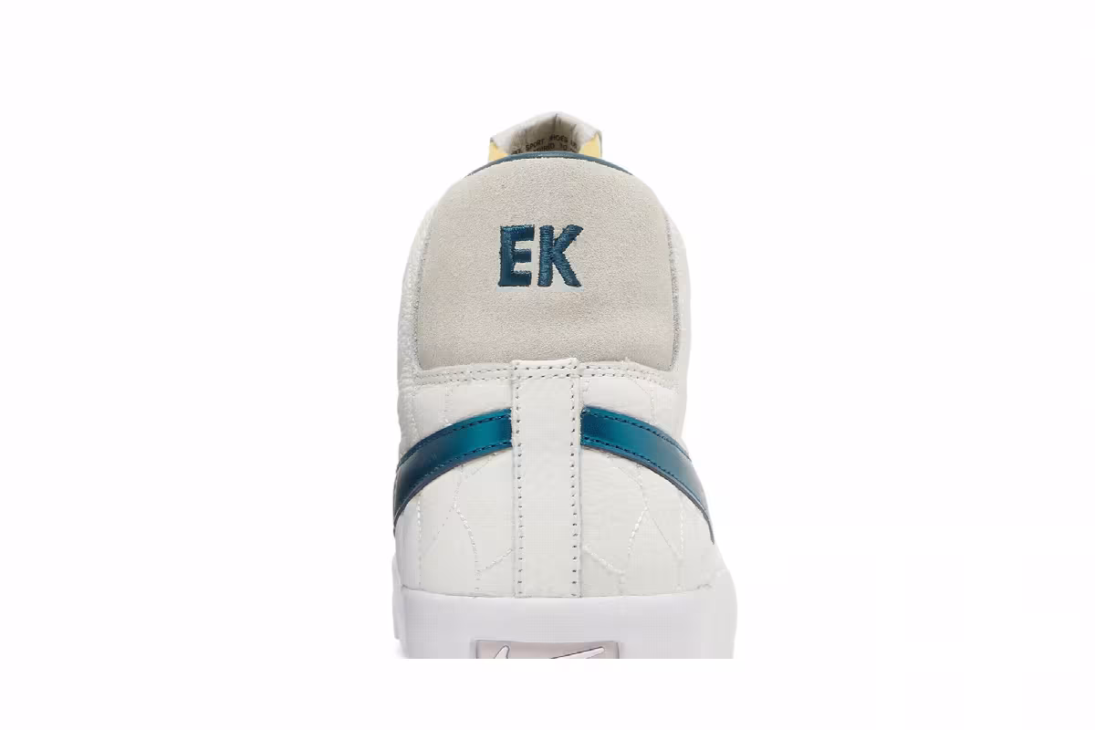 Eric Koston x Nike Zoom Blazer Mid SB White Nightshade, view 8