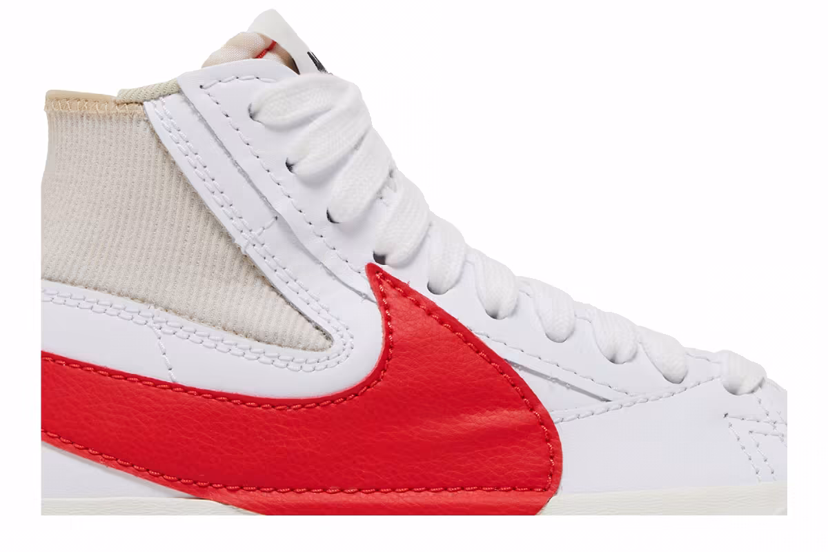 Nike Blazer Mid White Habanero Red, view 3