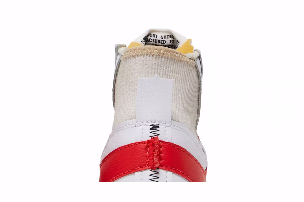 Nike Blazer Mid White Habanero Red, view 8