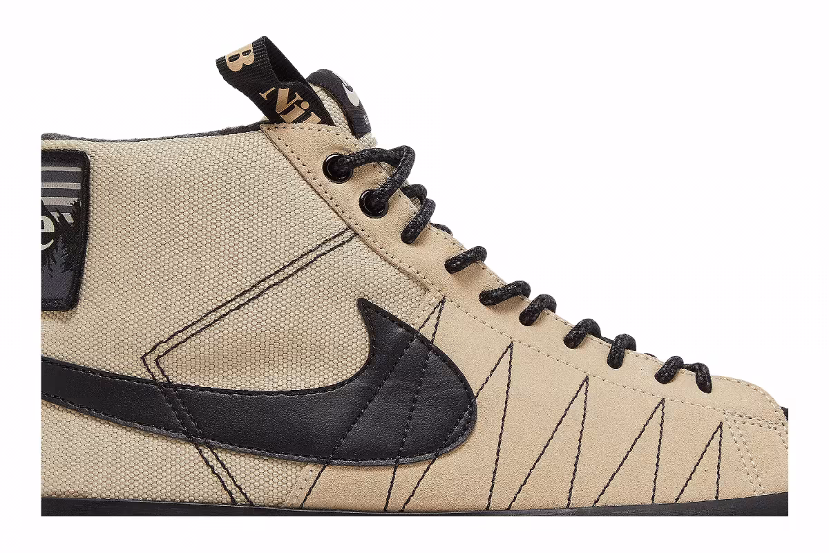 Nike Blazer Mid Premium SB Acclimate Pack - Rattan Black, view 3