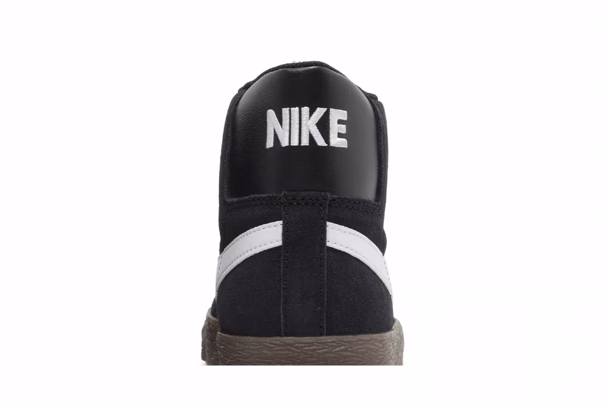 Nike Zoom Blazer Mid SB Black Dark Gum, view 8