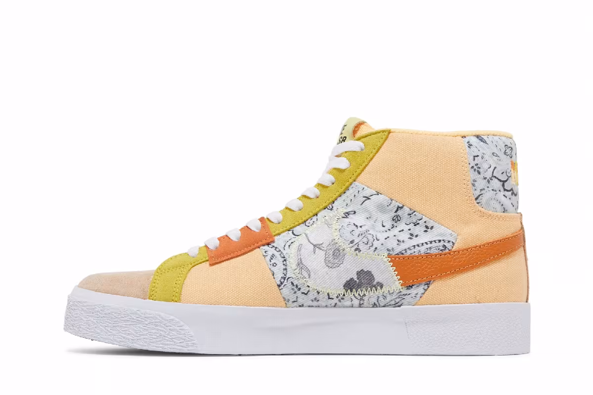 Nike Zoom Blazer Mid Premium SB Paisley Pack - Melon Tint, view 4