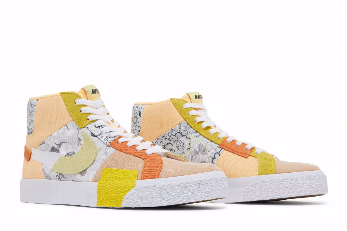 Nike Zoom Blazer Mid Premium SB Paisley Pack - Melon Tint, view 9