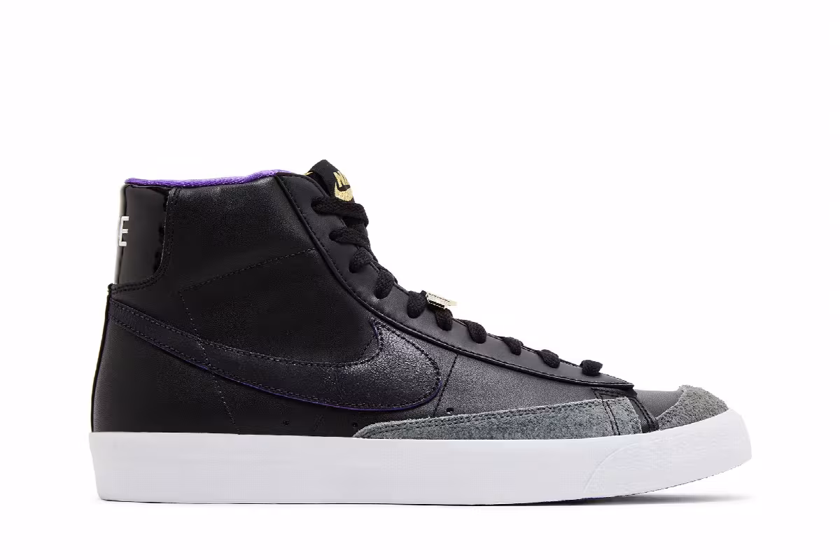 Nike Blazer Mid World Champs - Black, view 2