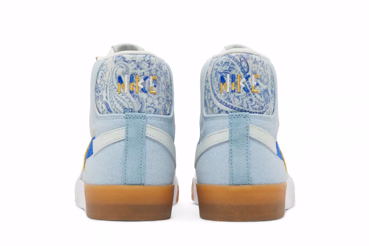Nike Zoom Blazer Mid Premium SB Paisley Pack - Boarder Blue, view 7