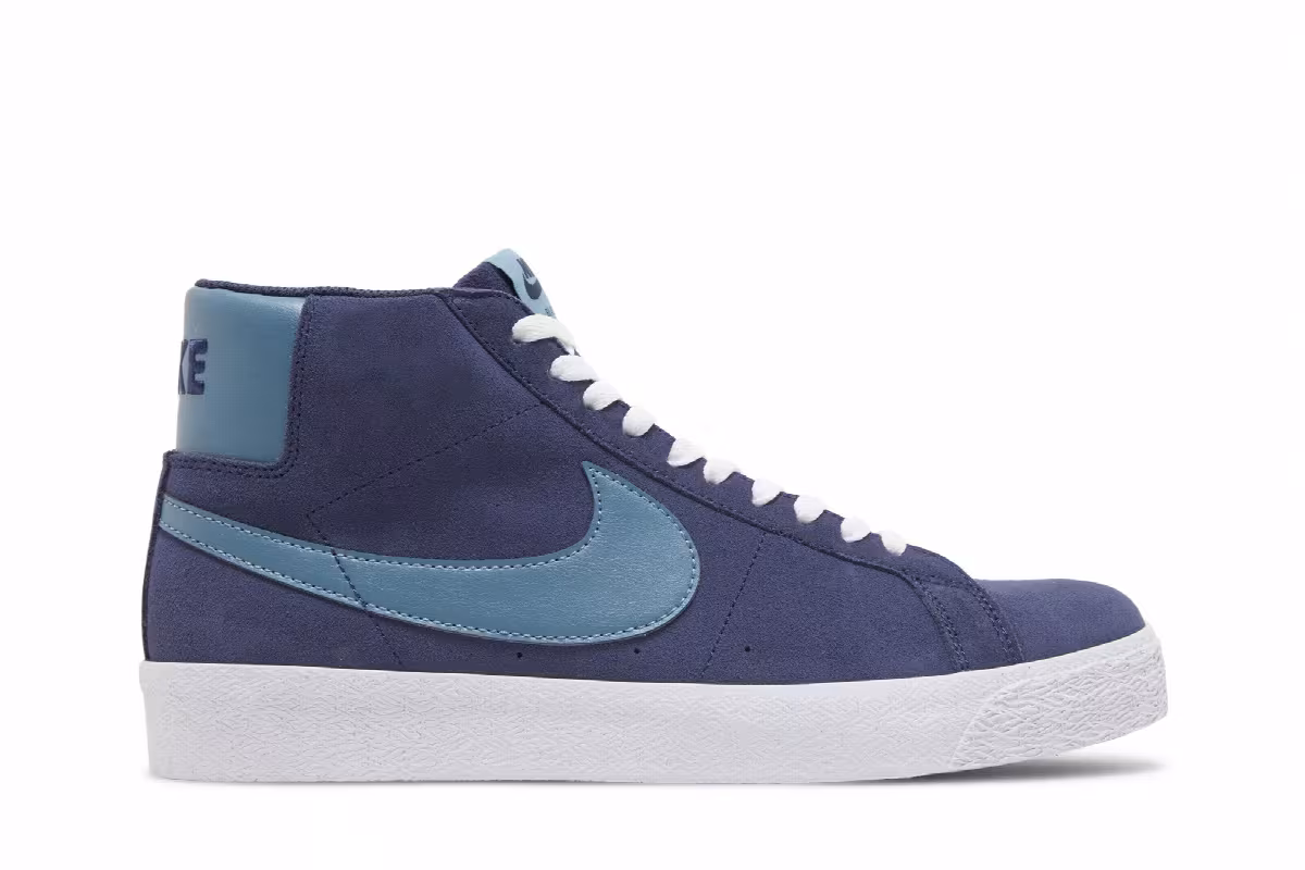 Nike Zoom Blazer Mid SB Navy Aqua, view 2