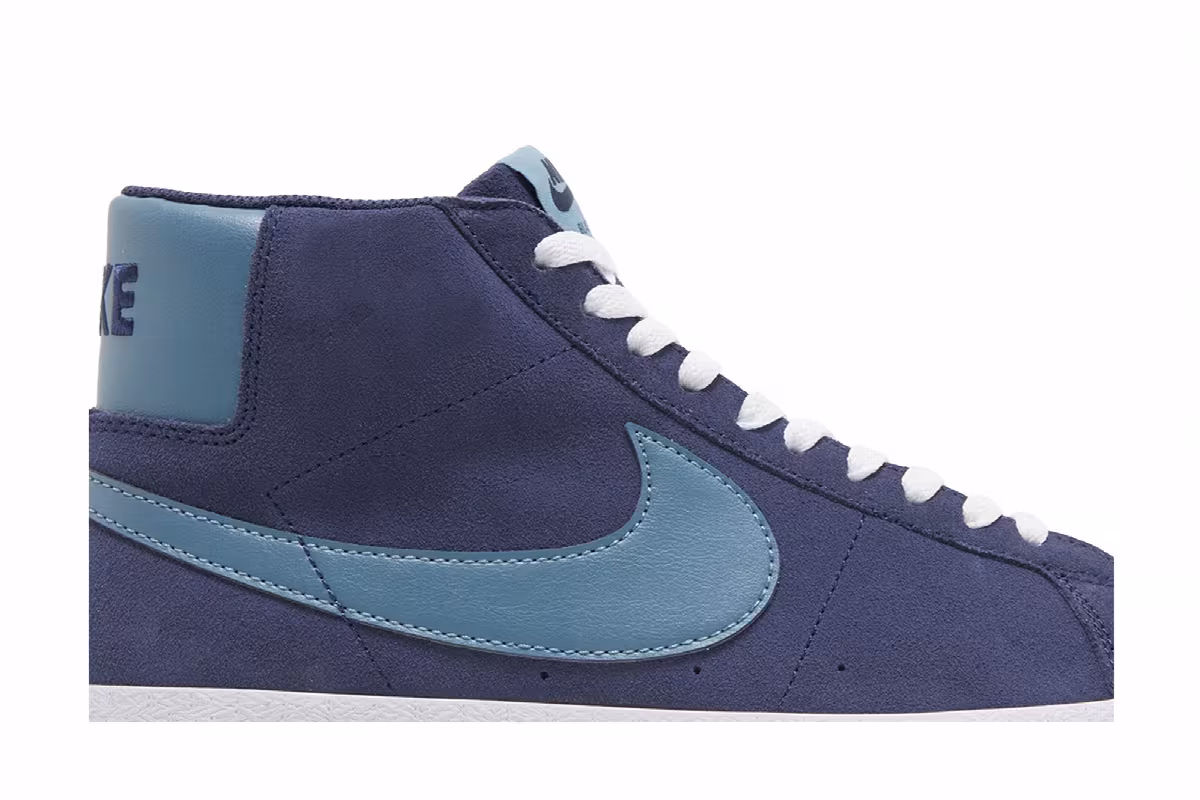 Nike Zoom Blazer Mid SB Navy Aqua, view 3