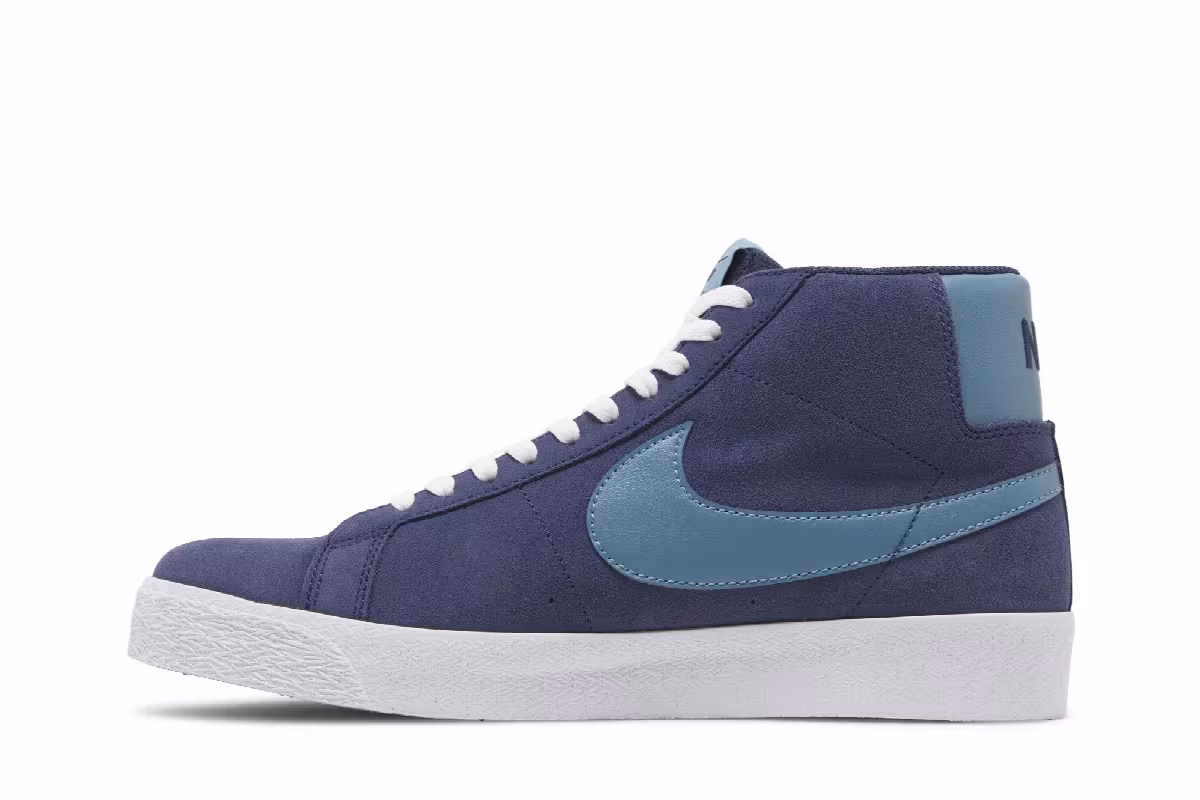 Nike Zoom Blazer Mid SB Navy Aqua, view 4