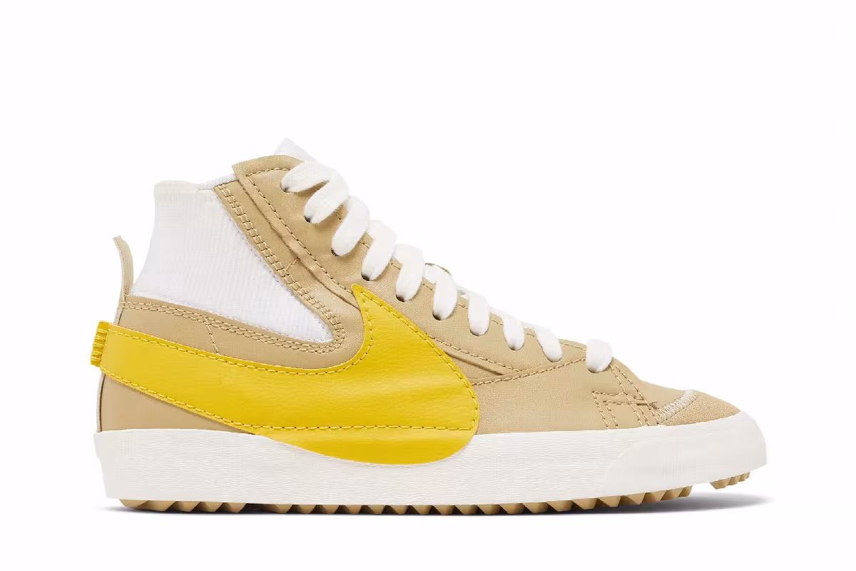 Nike Blazer Mid Wheat Grass Vivid Sulfur, view 2