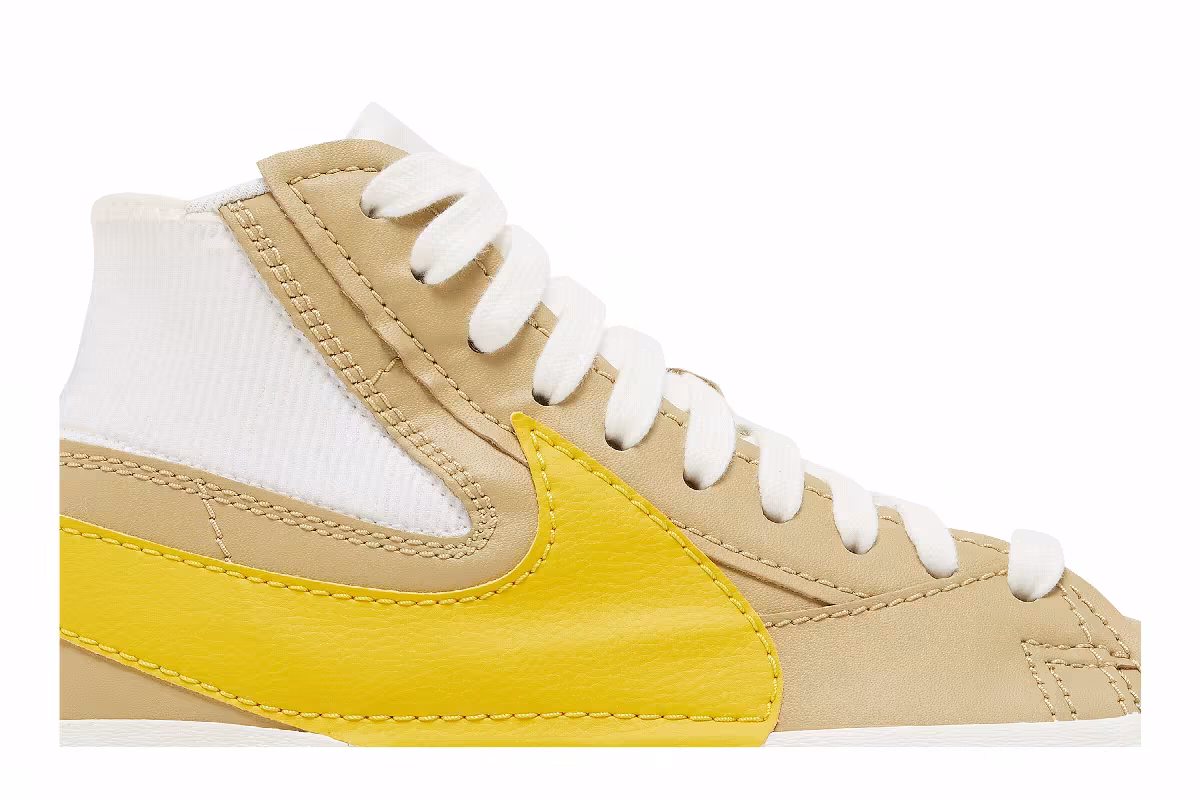 Nike Blazer Mid Wheat Grass Vivid Sulfur, view 3