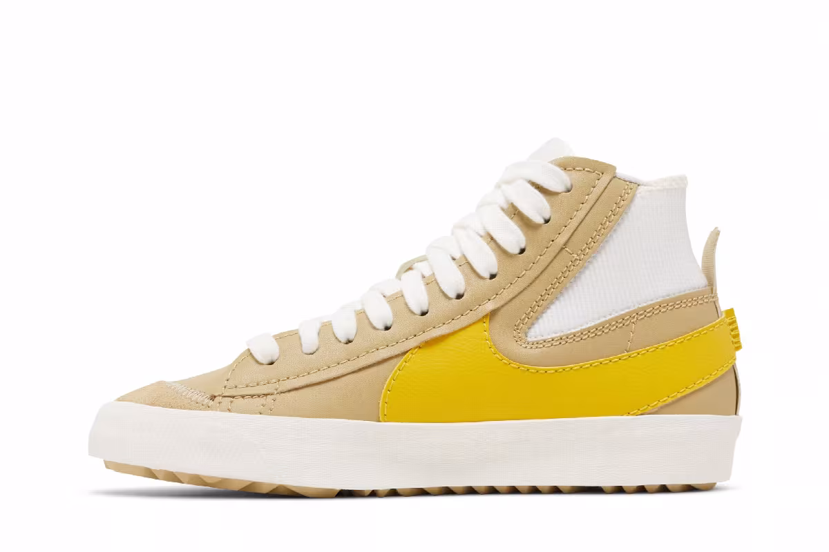 Nike Blazer Mid Wheat Grass Vivid Sulfur, view 4