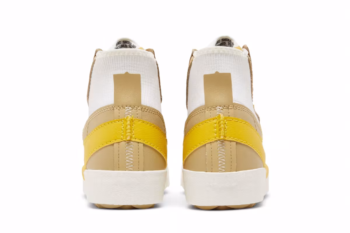 Nike Blazer Mid Wheat Grass Vivid Sulfur, view 7