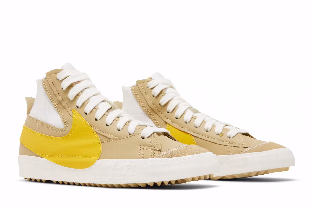 Nike Blazer Mid Wheat Grass Vivid Sulfur, view 9