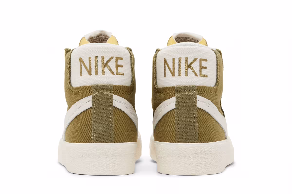 Nike Zoom Blazer Mid Premium Plus SB Olive Green, view 7