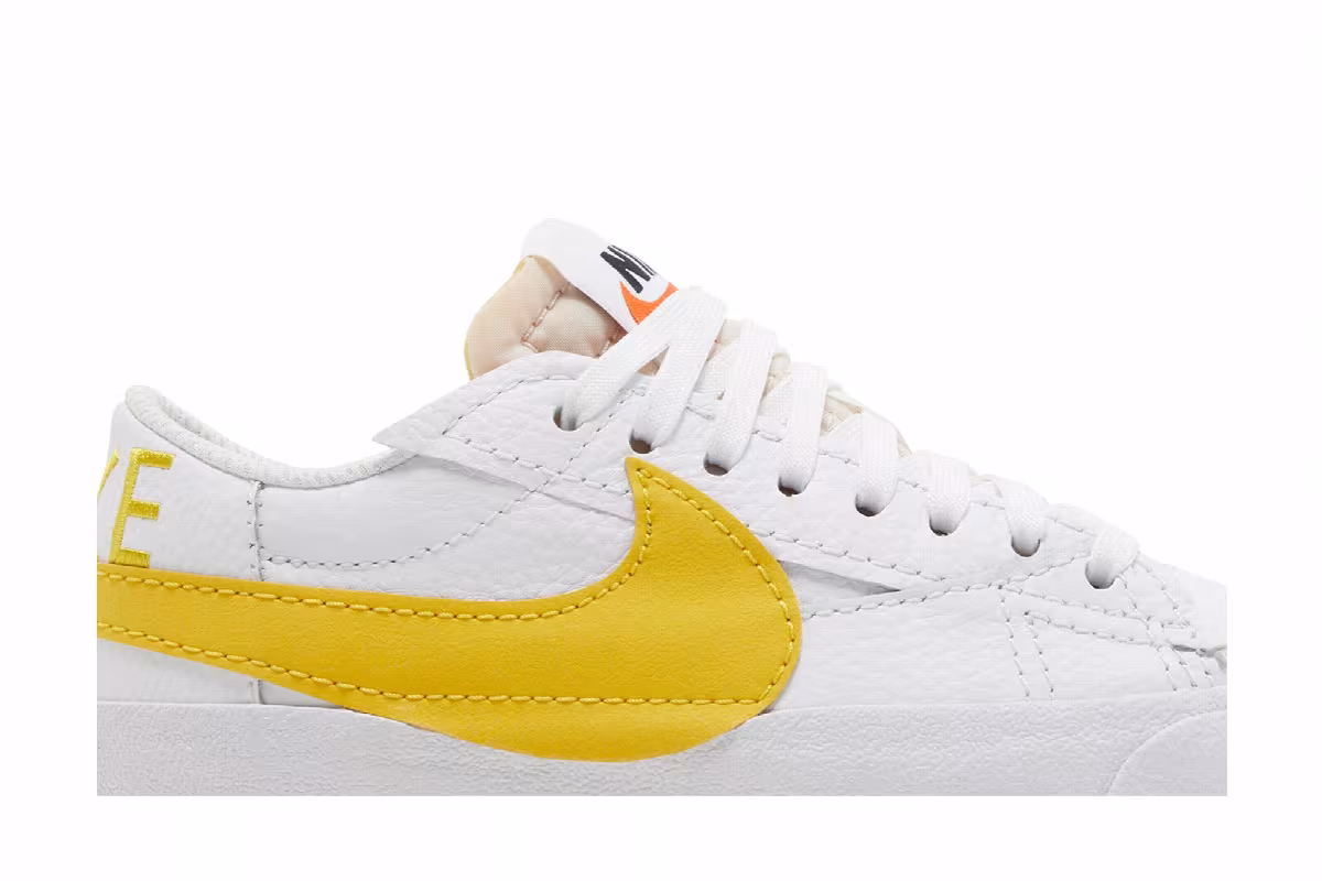 Nike Blazer Low Jumbo White Vivid Sulfur, view 3