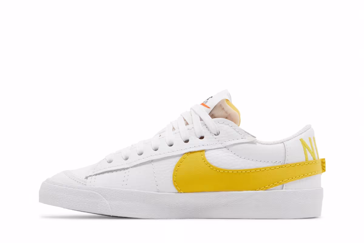 Nike Blazer Low Jumbo White Vivid Sulfur, view 4