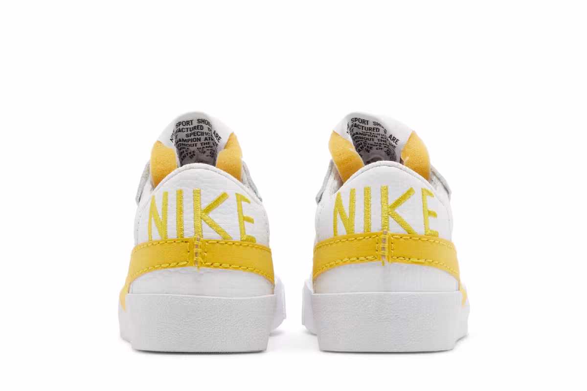 Nike Blazer Low Jumbo White Vivid Sulfur, view 7