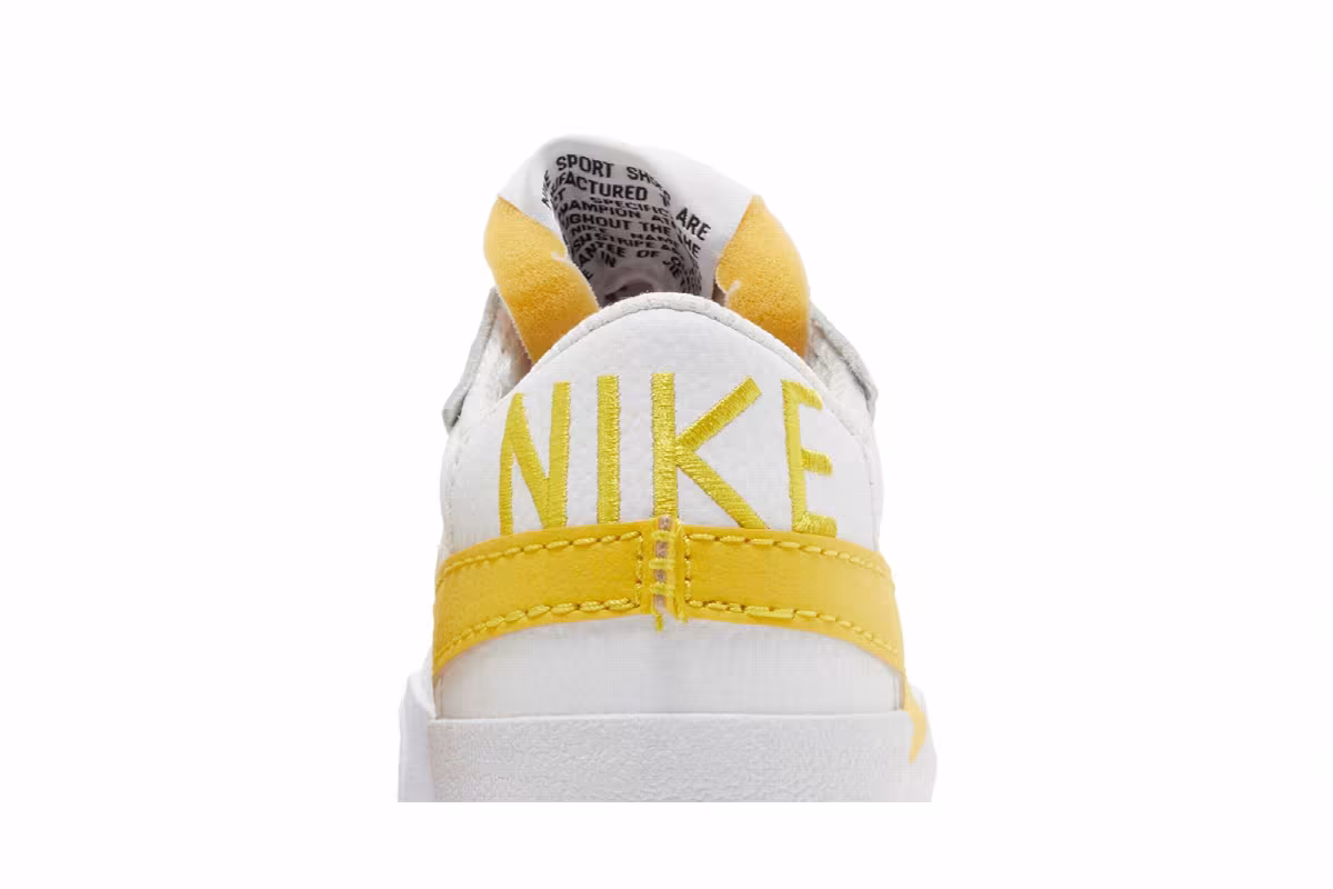 Nike Blazer Low Jumbo White Vivid Sulfur, view 8