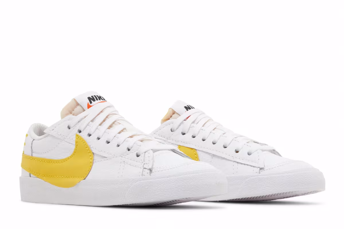 Nike Blazer Low Jumbo White Vivid Sulfur, view 9