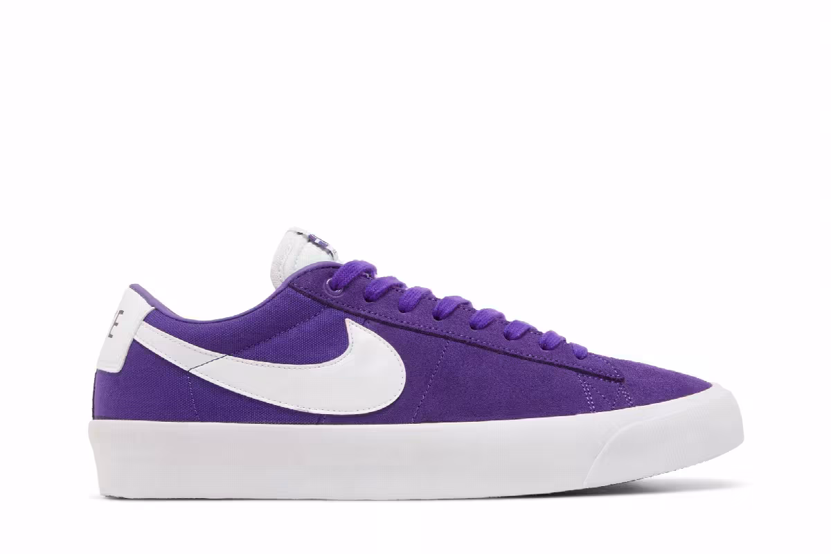 Nike Zoom Blazer Low Pro GT SB Court Purple, view 2