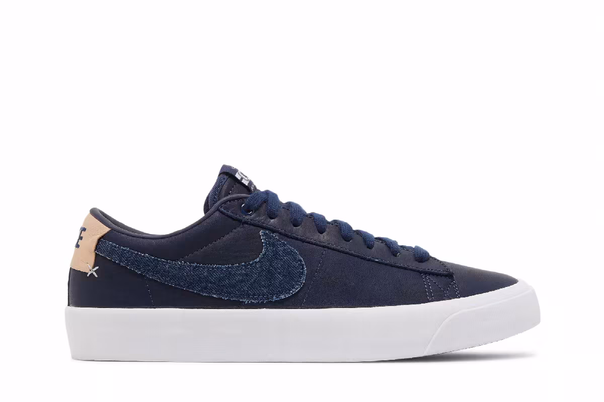 Nike Blazer Low GT SB Midnight Navy Denim, view 2