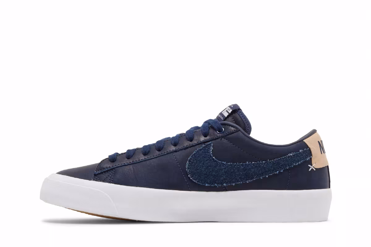 Nike Blazer Low GT SB Midnight Navy Denim, view 4