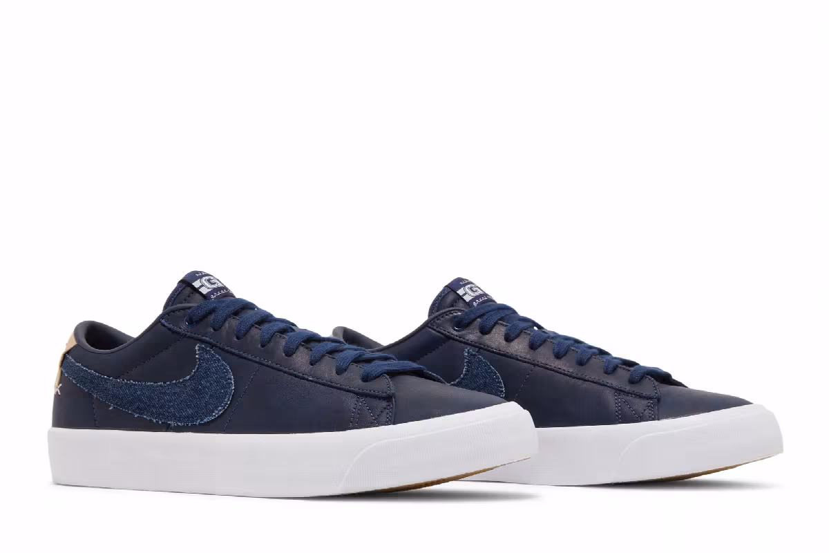 Nike Blazer Low GT SB Midnight Navy Denim, view 9